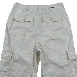 Universal Thread Double Knee Cargo Pants Women‎ Sz 8 30x26 Baggy wide Leg White